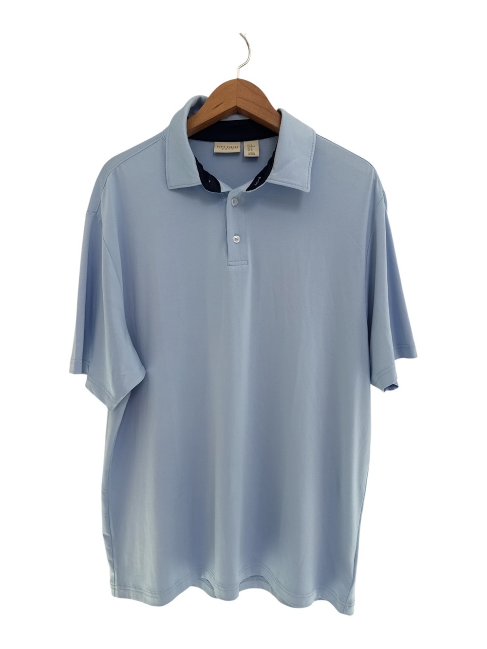 Rorie Whelan Light Blue Men's Golf Polo Shirt Size XL